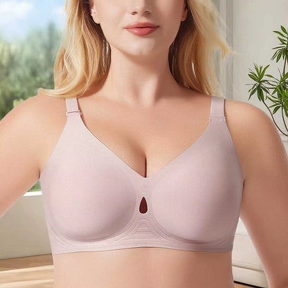 Large Size Push up Bra for Women Wireless Support Full Coverage Bra Seamless Sexy Underwear Soft Adjustable Sports Thin Bras